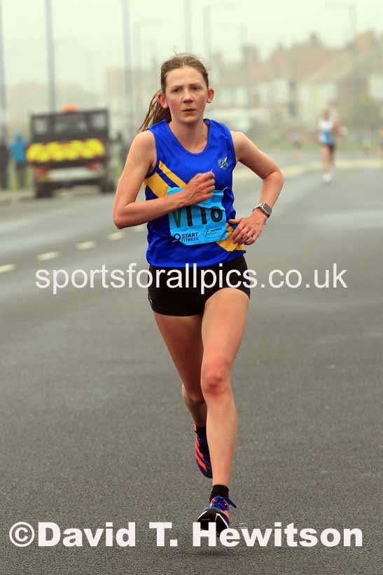 Senior womens 6 Stage 2023 Northern Mens 12 stage and Womens 6 Stage Relays and Young Athletes, Redcar. Photo: David T. Hewitson/Sports for All Pics